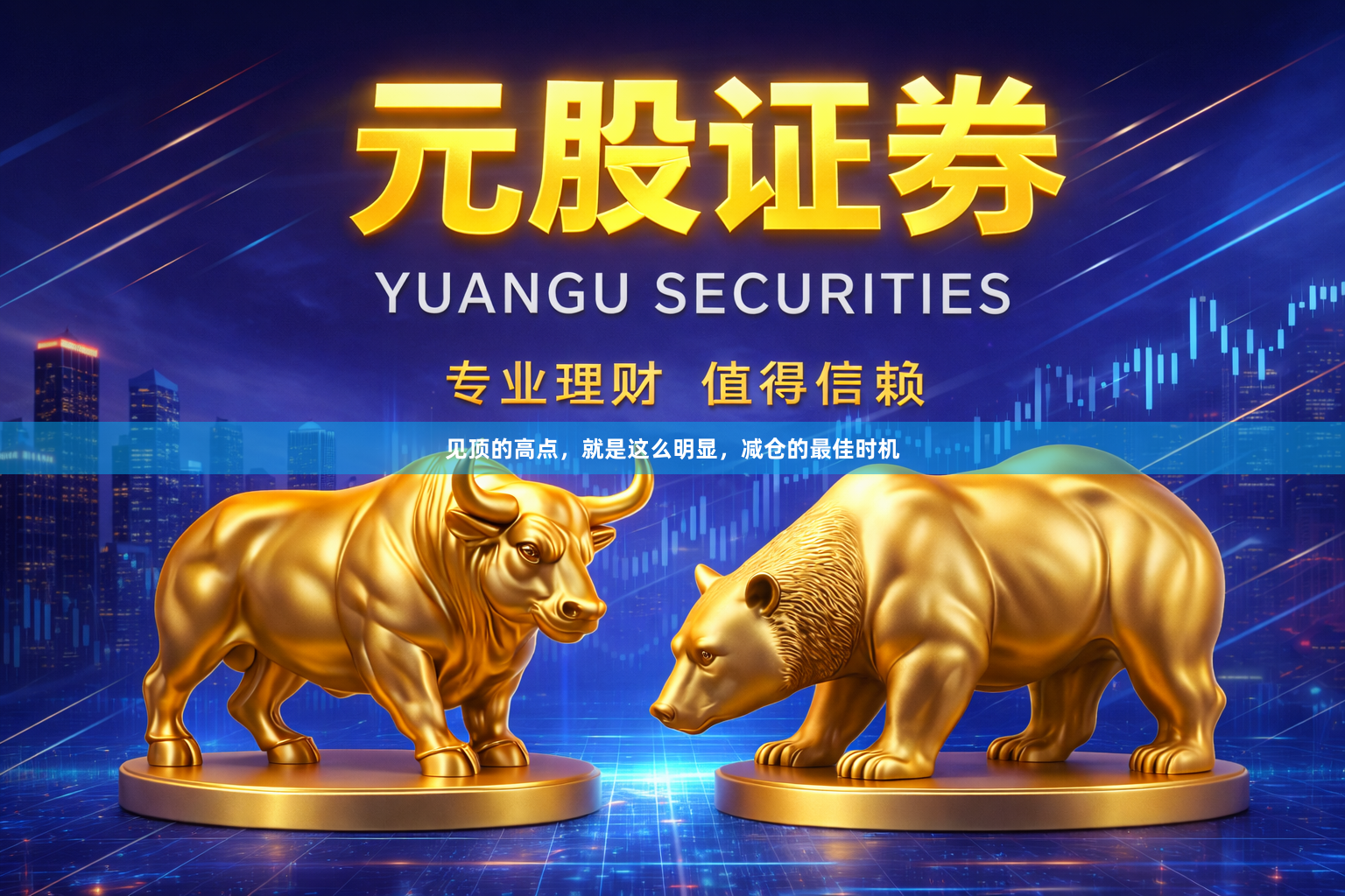 见顶的高点，就是这么明显，减仓的最佳时机